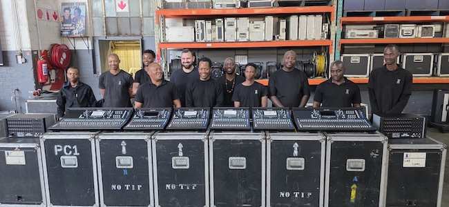 Allen & Heath SQ Consoles Delivered to Gearhouse South Africa